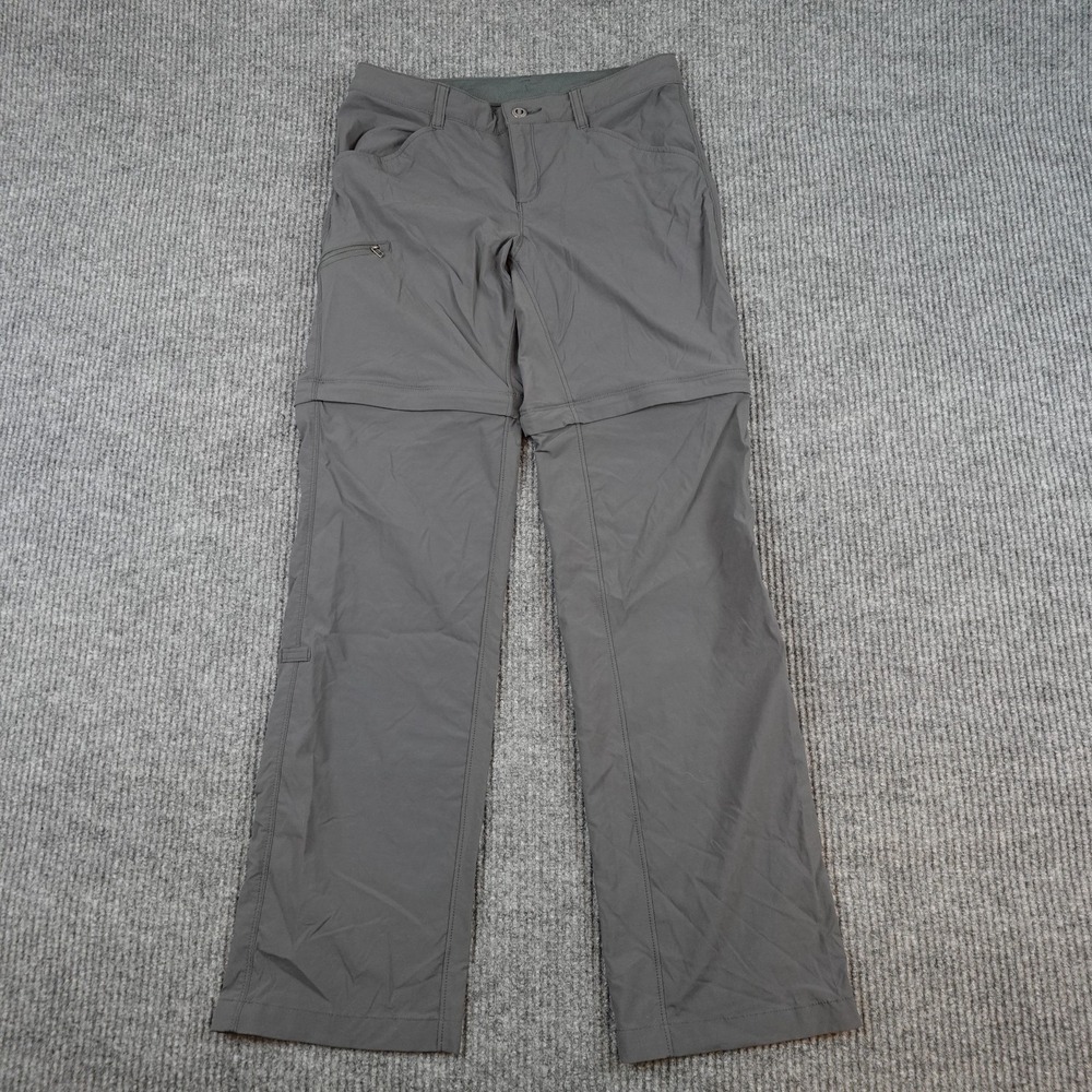 Patagonia Quandary Convertible Pants Womens 6 Gray Zip Off Hiking STY55550 SP22